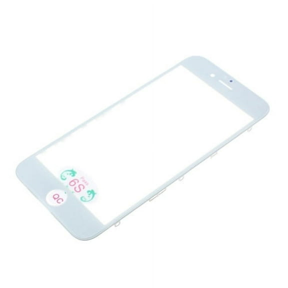 Front Glass White Outer for iPhone 6S Phone - Screen Bezel Frame Lens Replacement Repair
