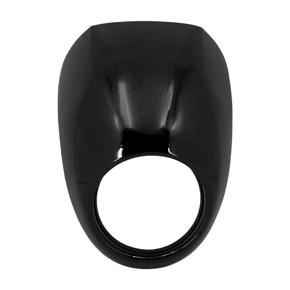 Front Gloss Black Headlight Fairing Cowl Cafe Racer For Harley Sportster Dyna FX