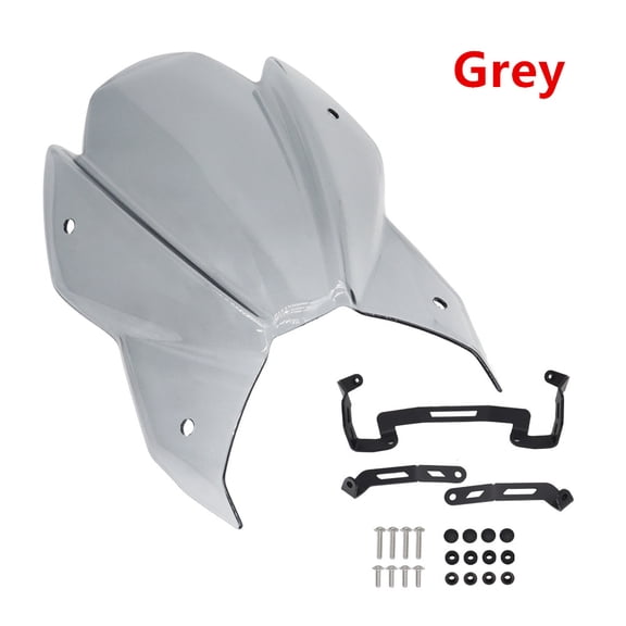 Front Grey Motorcycle Wind Shield For SUZUKI GSX-S950 GSX-S1000 2021-2023