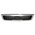 thumbnail image 1 of Front Grille - Black with Chrome Frame - Compatible with 2011 - 2012 Kia Sedona, 1 of 2