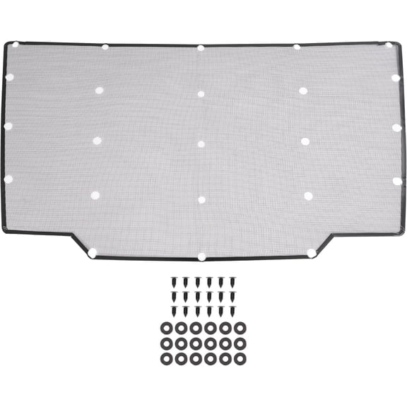 Front Grille Bug Screen Compatible with 2018-2024 Freightliner Cascadia A1720832014 Grill Bug Screen Shield Steel Bug Mesh Primed Black