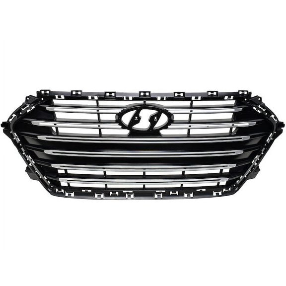 Front Grille - Compatible with 2017 - 2018 Hyundai Elantra