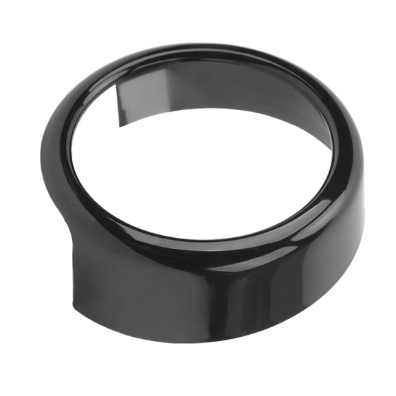 Front Grille Emblem Logo Ring Gloss Black Exterior Badge Trim Overlay Trim Sticker Replacement For Alfa For Romeo Giulia