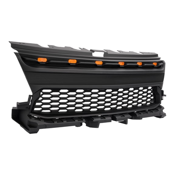 Front Grille Fit For Chevrolet Chevy Colorado 2021 2022 Black Grille W/Led Light