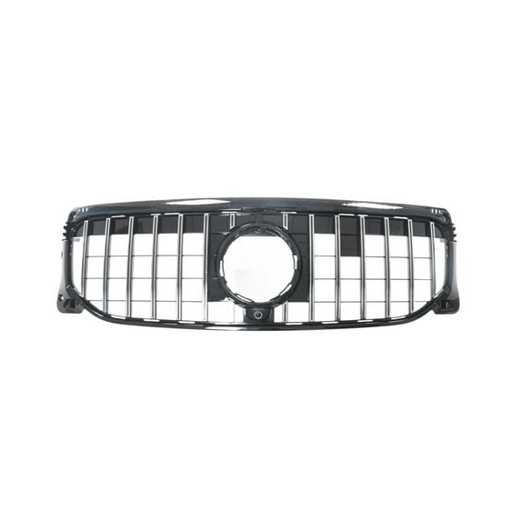 Front Grille For Mercedes-Benz GLB-Class W247 X247 GLB200 GLB250 2019-2021 GT Silver/Black Car Upper Bumper Hood Mesh Grid Grill