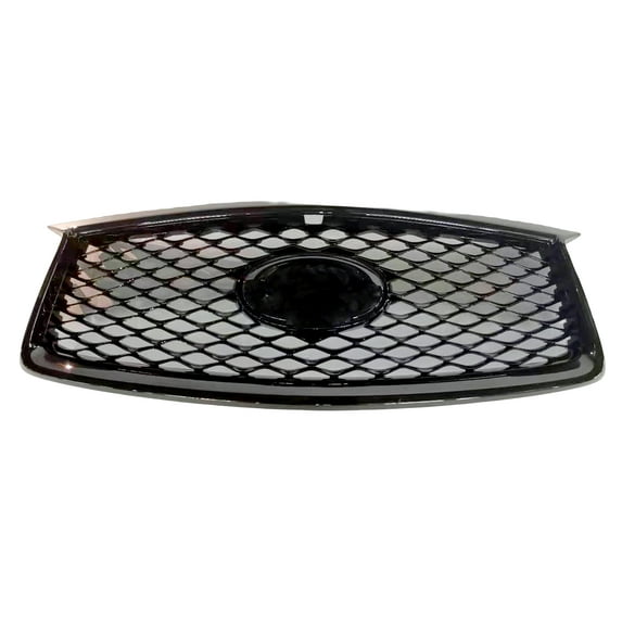 Front Grille Racing Grill For INFINITI QX50 2019 2020 2021 2022 2023 Honeycomb Style Glossy Black Upper Bumper Hood Mesh Grid