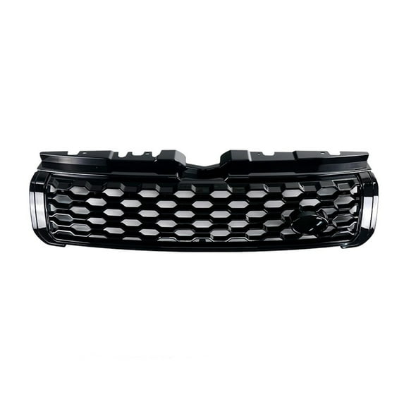 Front Grille Racing Grill For Land-Rover For Range-Rover Evoque 2012-2019 LR083605 Honeycomb Style Black Upper Bumper Hood Mesh Grid