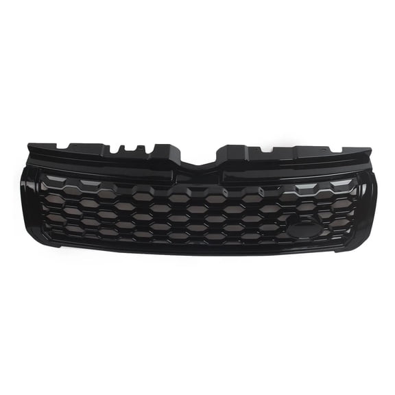 Front Grille Racing Grills For Land-Rover For Range-Rover Evoque 2010-2018 Black/Silver Car Upper Bumper Intake Hood Mesh Cover Grid