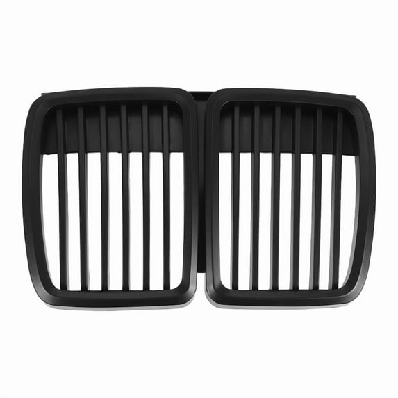 Front Grille Replacement for E30 3-Series M3 Front Hood Bumper Grill Matte Black 1982-1994,1 * set of Grille,Matte black