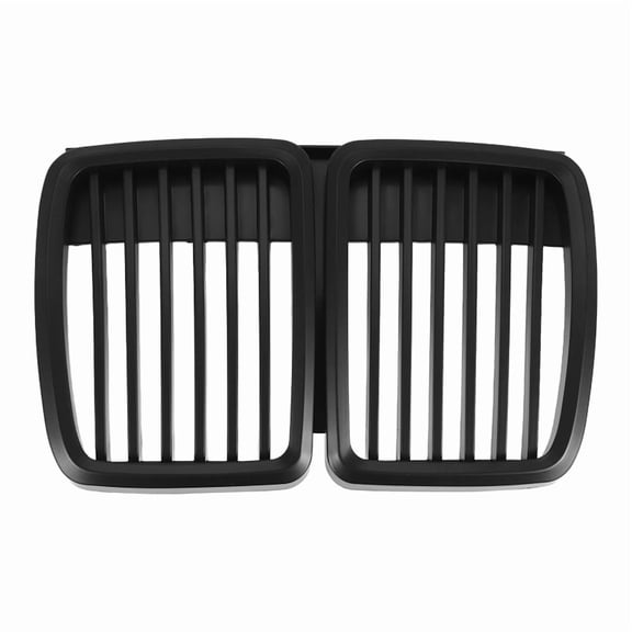 Front Grille Replacement for E30 3-Series M3 Front Hood Bumper Grill Matte Black 1982-1994