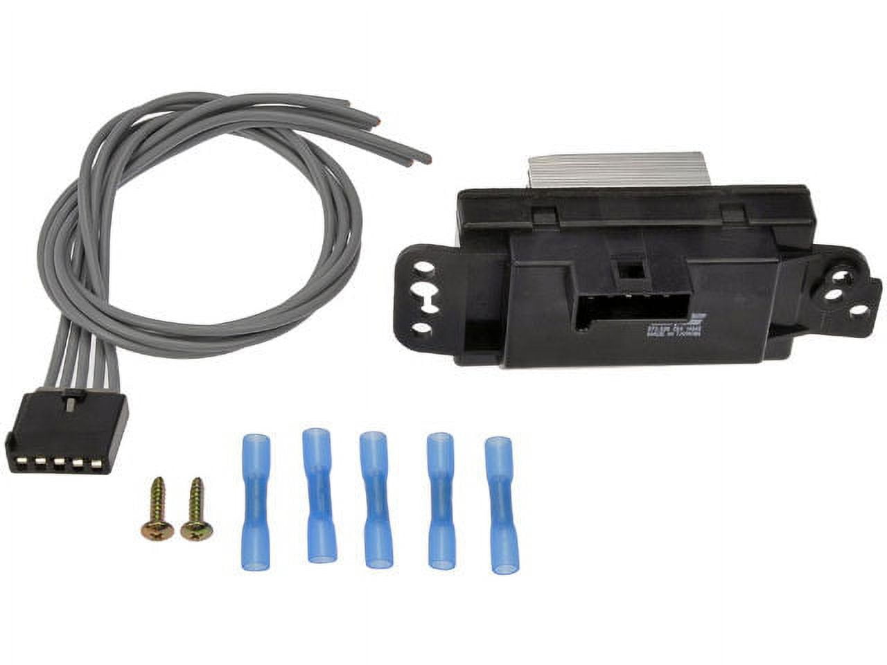 Front HVAC Blower Motor Resistor Kit - Compatible with 2003 - 2006 GMC Yukon XL 1500 2004 2005