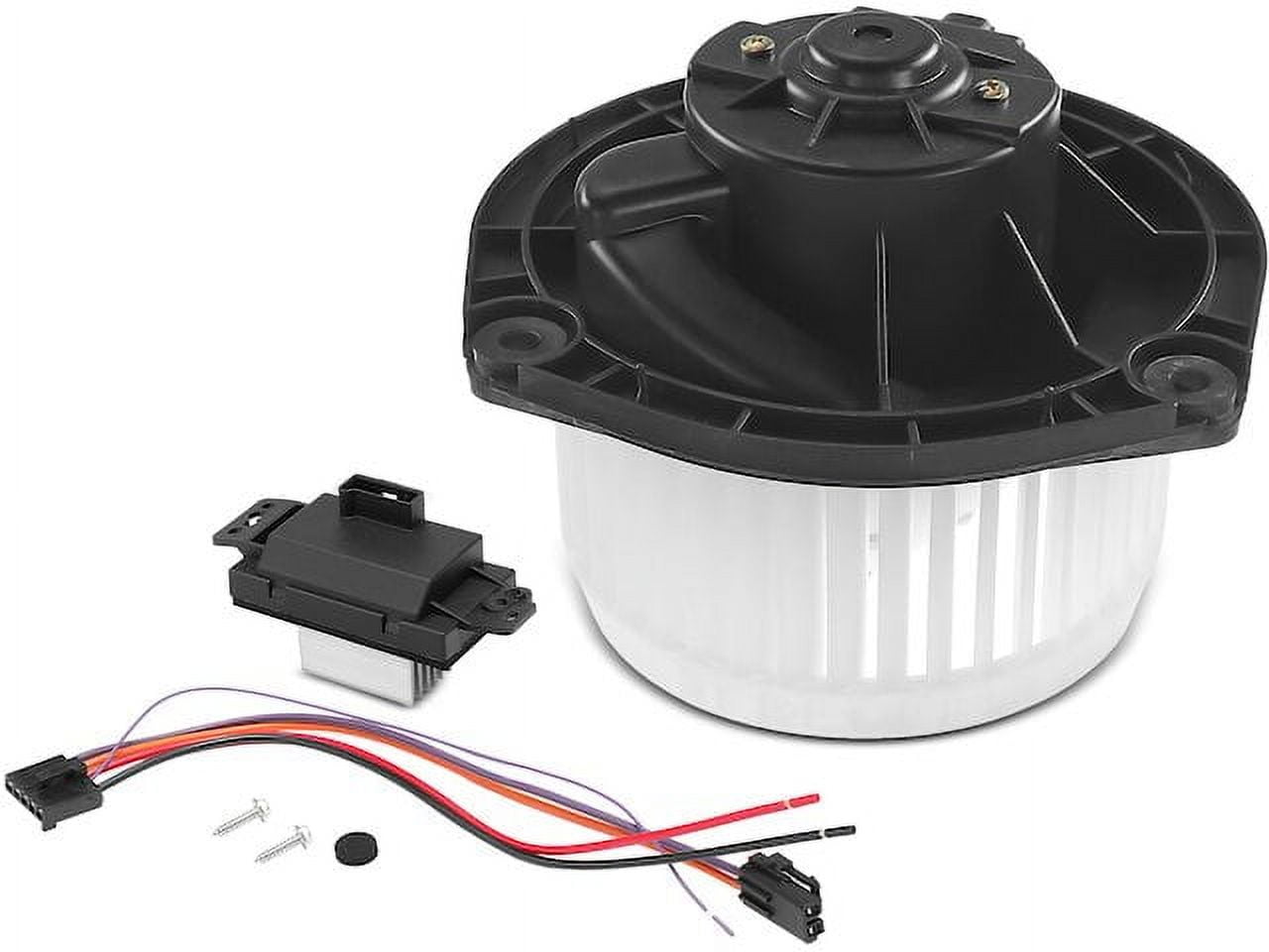 Front HVAC Blower Motor and Resistor Kit Compatible with 2004