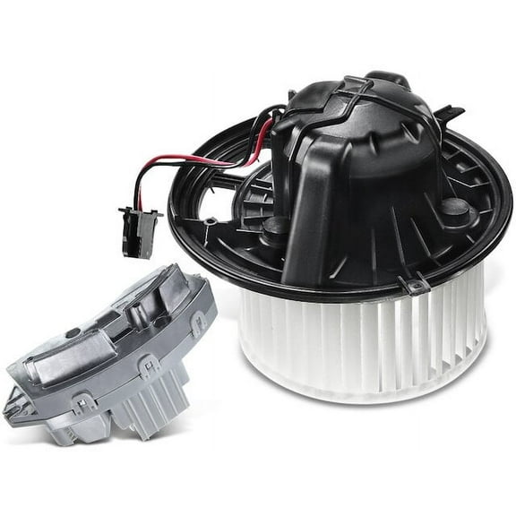 Front HVAC Blower Motor and Resistor Kit 2 - Compatible with 2007 - 2013 BMW 328i Base 3.0L 6-Cylinder 2008 2009 2010 2011 2012