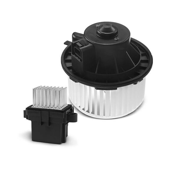 Front HVAC Blower Motor and Resistor Kit 2 - Compatible with 2007 - 2013 Chevy Silverado 1500 2008 2009 2010 2011 2012