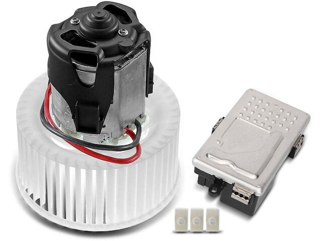 Front HVAC Blower Motor and Resistor Kit 2 - Compatible with 2013 - 2019 BMW 650i xDrive Gran Coupe Base 4.4L V8 2014 2015 2016 2017 2018