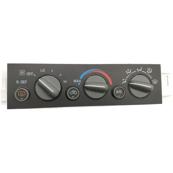 Front HVAC Control Module - Compatible with 1996 - 1999 Chevrolet K2500 Suburban - Replacement