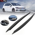thumbnail image 1 of Front Headlight Eyelid Eyebrow Cover Trim Black fit VW Golf MK7 Golf R GTI GTD, 1 of 5