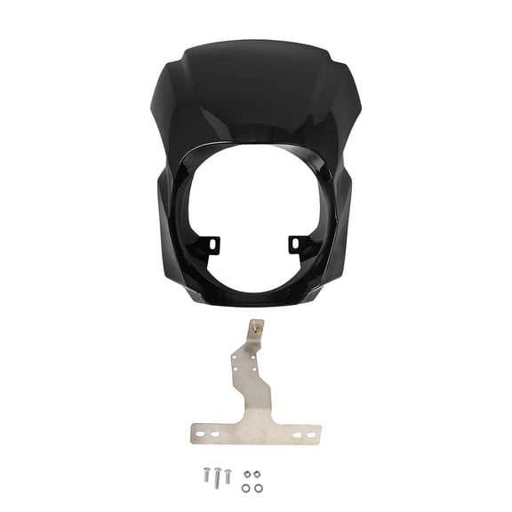 Front Headlight Fairing Cover for Durable Gloss Black