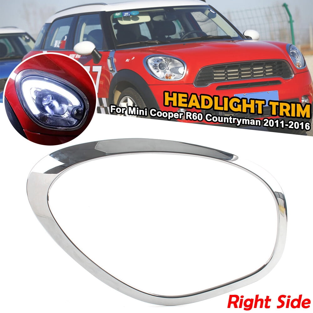 Mini Chrome R60 Front Headlight Lamp Bezel Trim Chrome Right for Mini Cooper Countryfor ...