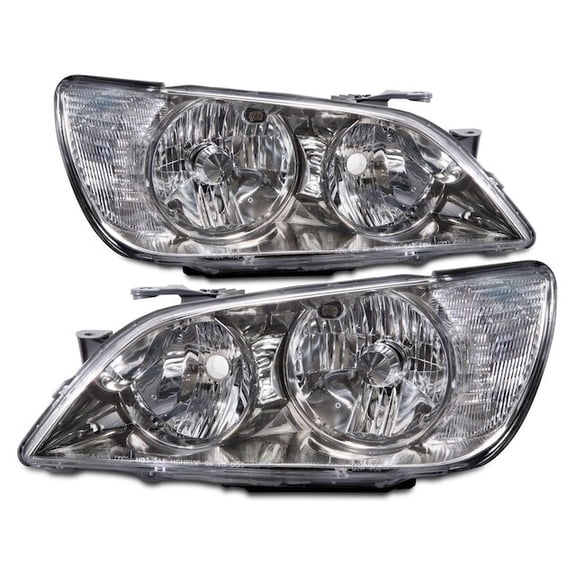 Front Headlight Set - Compatible with 2001 - 2005 IS300 2002 2003 2004