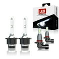 thumbnail image 1 of Front Hid Headlight Bulbs for Lincoln Aviator 2003-2005 Low Beam LED Fog Light Kit, D2S Hid Bulbs 9145 Led Bulbs Pack Of 4, 1 of 10