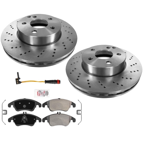 Front High Performance Carbon For Mercedes Benz C250 W/ Sport Package 2012-2015