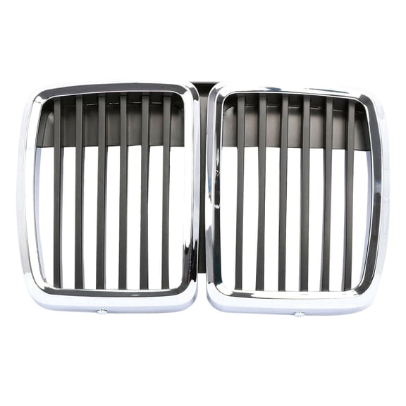 Front Hood Kidney Grille Grill Center Chrom Black for E30 M3 3 Serie 1982-1991