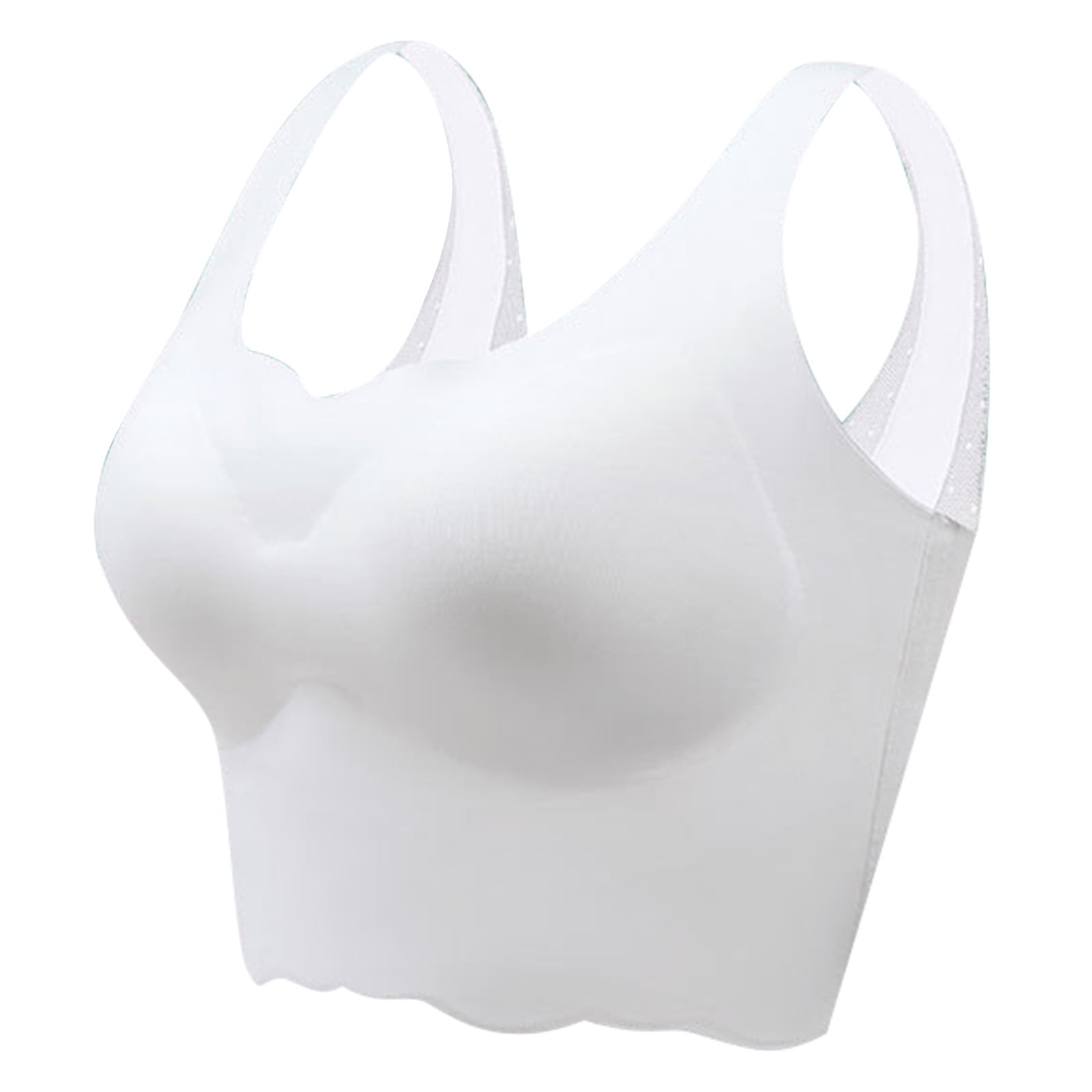 Front Hook Bras for Older Women Plus Size Underwear Seamless Sports Bra