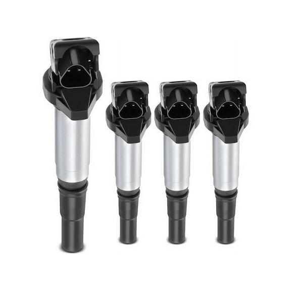Front Ignition Coil Kit 4 - Compatible with 2013 - 2016 Mini Cooper Paceman 1.6L 4-Cylinder 2014 2015