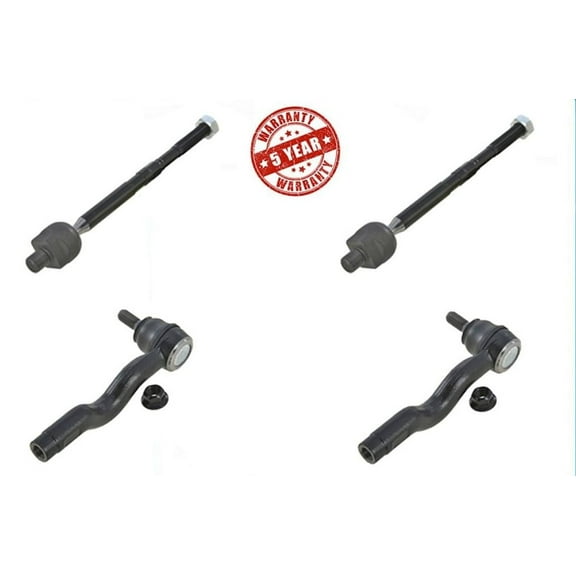 Front Inner & Outer Tie Rod Ends Fits Mazda RX8 2004-2011 1.3L