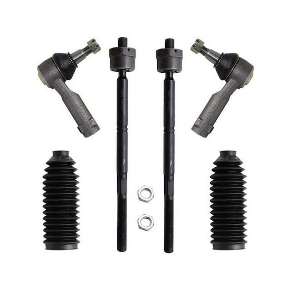 Front Inner and Outer Tie Rod End Kit - 4 Piece - Compatible with 2004 - 2008 Ford F-150 4WD 2005 2006 2007