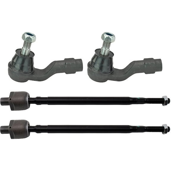 Front Inner and Outer Tie Rod End Set 4 Piece - Compatible with 1999 - 2005 Mazda Miata 2000 2001 2002 2003 2004
