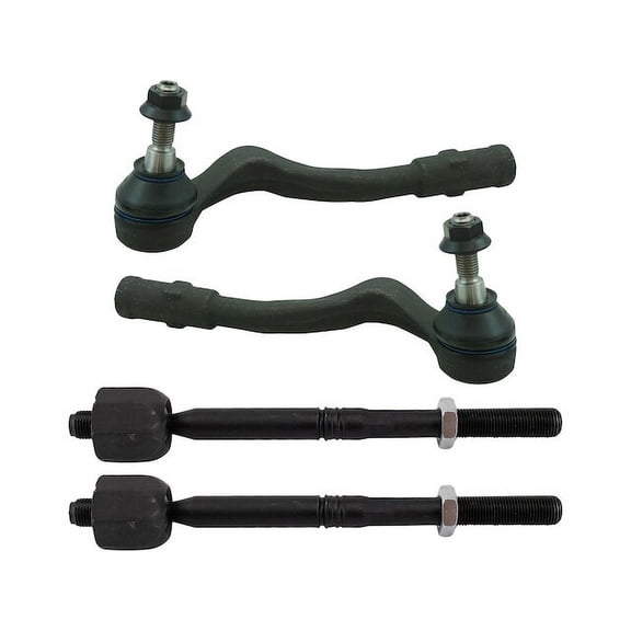 Front Inner and Outer Tie Rod End Set 4 Piece - Compatible with 2012 - 2018 Audi A7 Quattro 2013 2014 2015 2016 2017