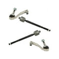 thumbnail image 1 of Front Inner and Outer Tie Rod End Set 4 Piece - Compatible with 2014 - 2018 BMW 328d 2015 2016 2017, 1 of 2