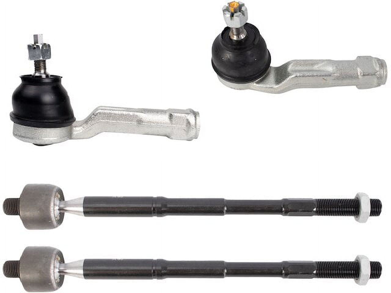 Front Inner and Outer Tie Rod End Set 4 Piece - Compatible with 2016 - 2021 Hyundai Elantra 2017 2018 2019 2020