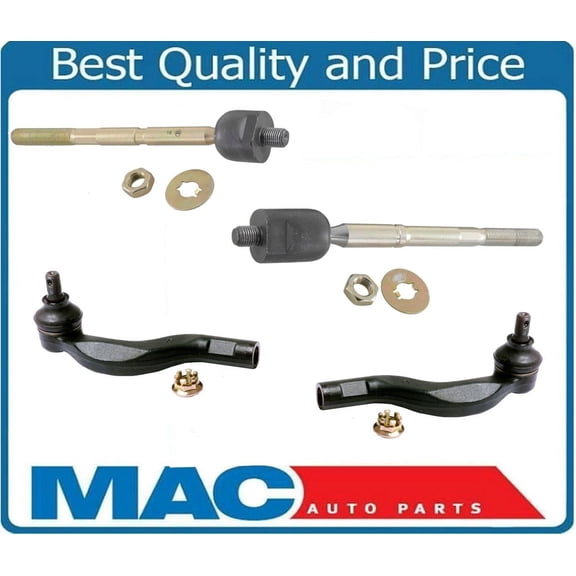 Front Inner and Outer Tie Rods for Lexus LS400 1995-2000