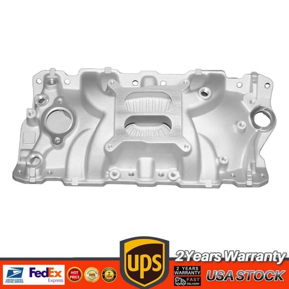 Front Intake Manifold Dual Plane for 1955-1986 Small Block Chevy V8 262-400