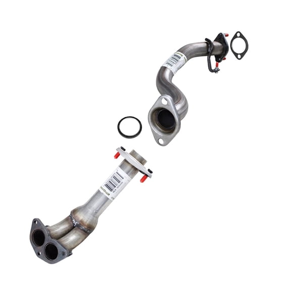 Northeastern Exhaust Front Exhaust Pipes Fits 2006-2012 Mitsubishi Eclipse 2.4L & 2004-2012 Mitsubishi Galant 2.4L - Direct-Fit | Stainless Steel