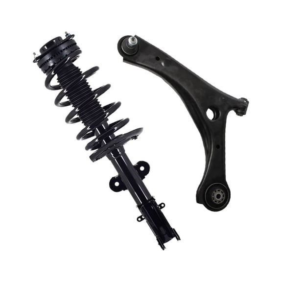 PM Auto Front Left Lower Control Arm Ball Joint-Quick Complete Strut-Coil Spring Assembly For 2011 Dodge Grand Caravan R/T