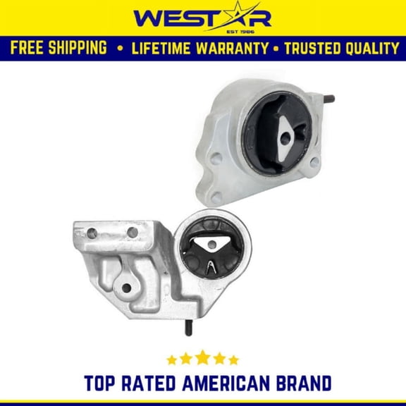 Front L & R Engine Motor Mount 2PCS Set Compatible for Dodge Dakota/ Durango 4.7L / 5.9L Replaces 3006 3005