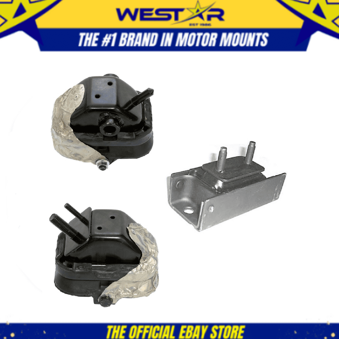 Front L & R Motor Mount 2PCS Fit 2004 Ford Expedition F-150 / Lincoln Navigator