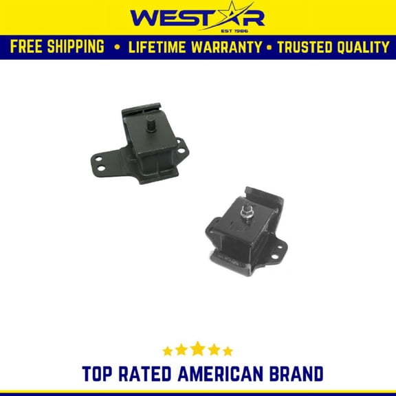 Front L & R Motor Mount 2PCS Set Compatible for 1998-2004 Nissan Frontier/ Xterra 2.4L Replaces 9012 8276