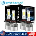thumbnail image 1 of Front LED Headlight Bulbs 8000K High/Low Beam Combo HKL For GMC C1500 1988-1999, 1 of 7