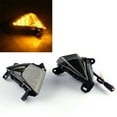 thumbnail image 1 of Front LED Turn Signals Blinker For Kawasaki ZX 6R 14R Ninja 650F Concours Smoke, 1 of 4