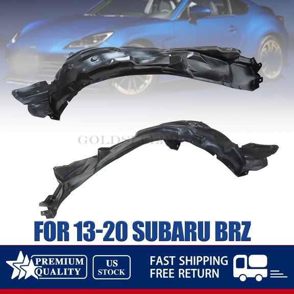 Front LH & RH Fender Liner Guard Fits 2013-2020 Subaru BRZ 59110CA011 59110CA001