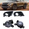 thumbnail image 1 of Front LH+RH LED Fog Lights w/ Fog Lamp Bezel For Chevrolet Trailblazer 2021-2023, 1 of 12