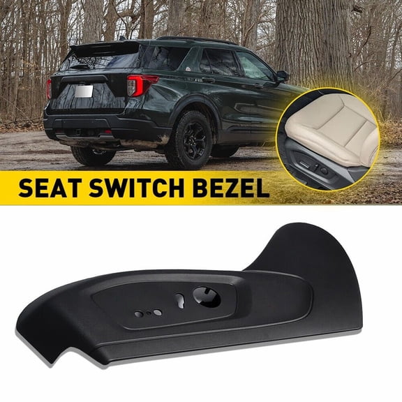 Front LH Seat Trim Panel Shield Driver Side Left For 20-2023 Ford Explorer Black