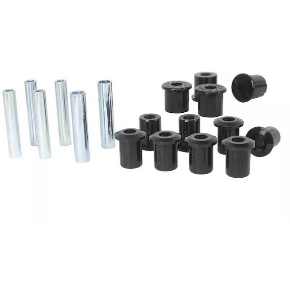 Front Leaf Spring and Shackle Bushing Kit - Compatible with 1975 - 1986 Chevy K10 1976 1977 1978 1979 1980 1981 1982 1983 1984 1985