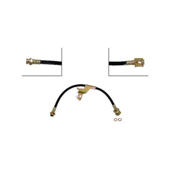 Front Left Brake Hose - Compatible with 1991 - 1993 Buick Park Avenue 1992