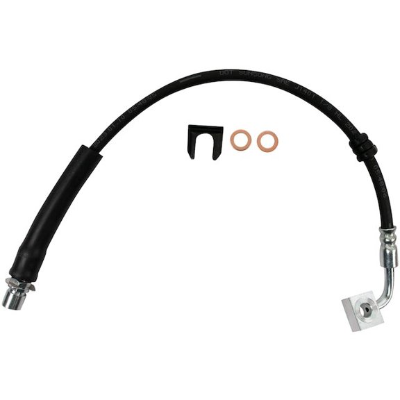 Front Left Brake Hose - Compatible with 2003 - 2010 Dodge Ram 2500 RWD 2004 2005 2006 2007 2008 2009